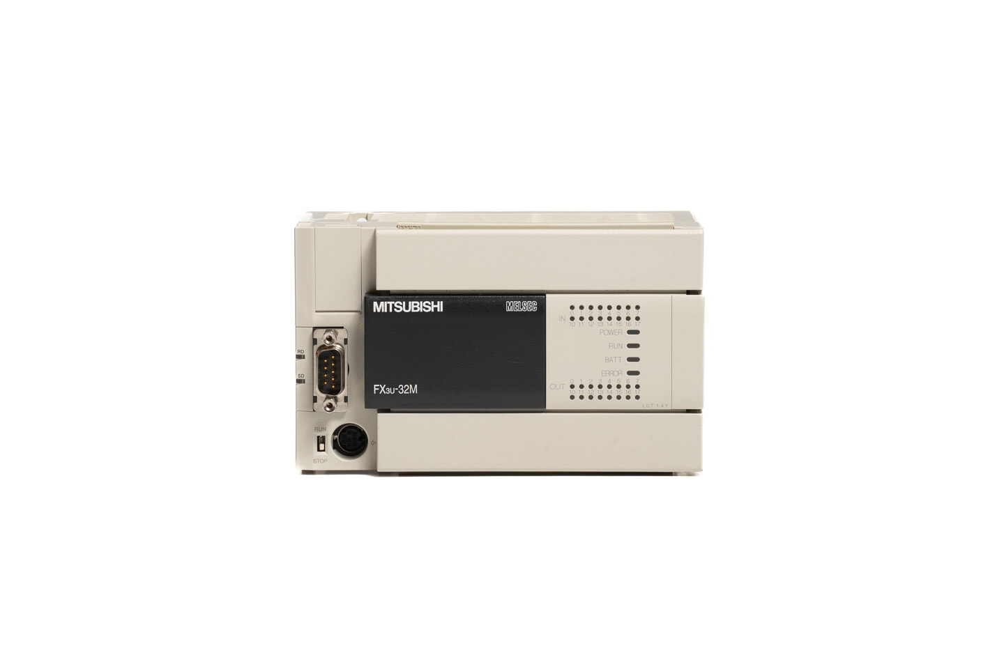 三菱 基本ユニット FX3U-32MR/ES (14年製・FX3U-232-BD付属)