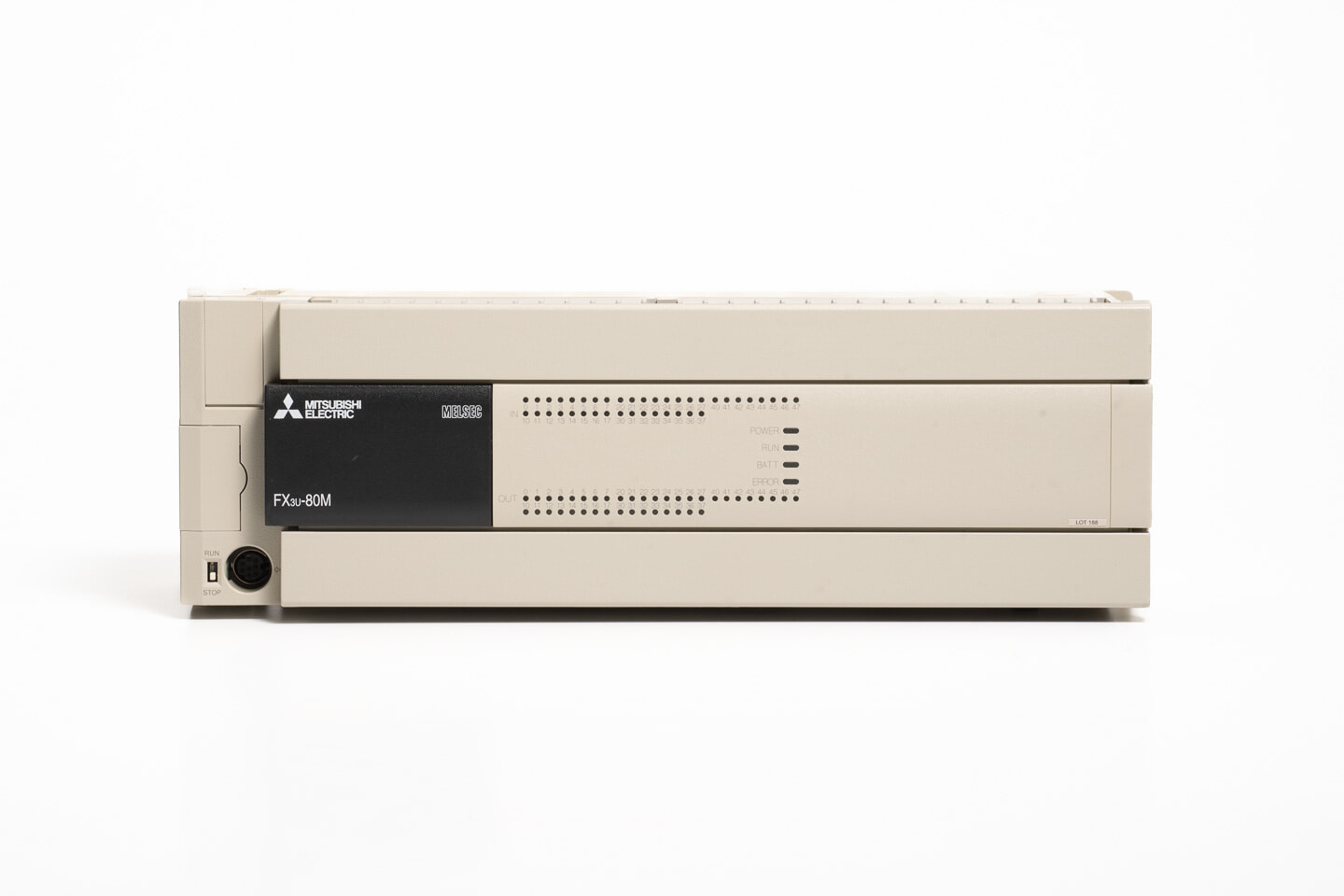 三菱 基本ユニット FX3U-80MT/ES (18年製・欠けあり)