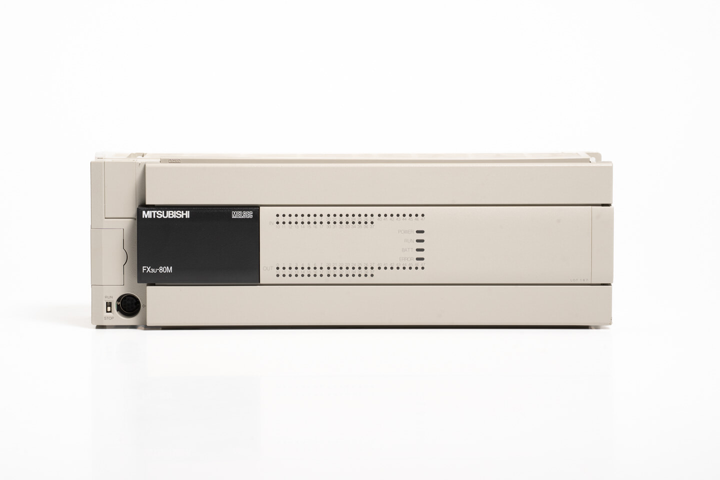 三菱 基本ユニット FX3U-80MT/ES (16年製・欠けあり)