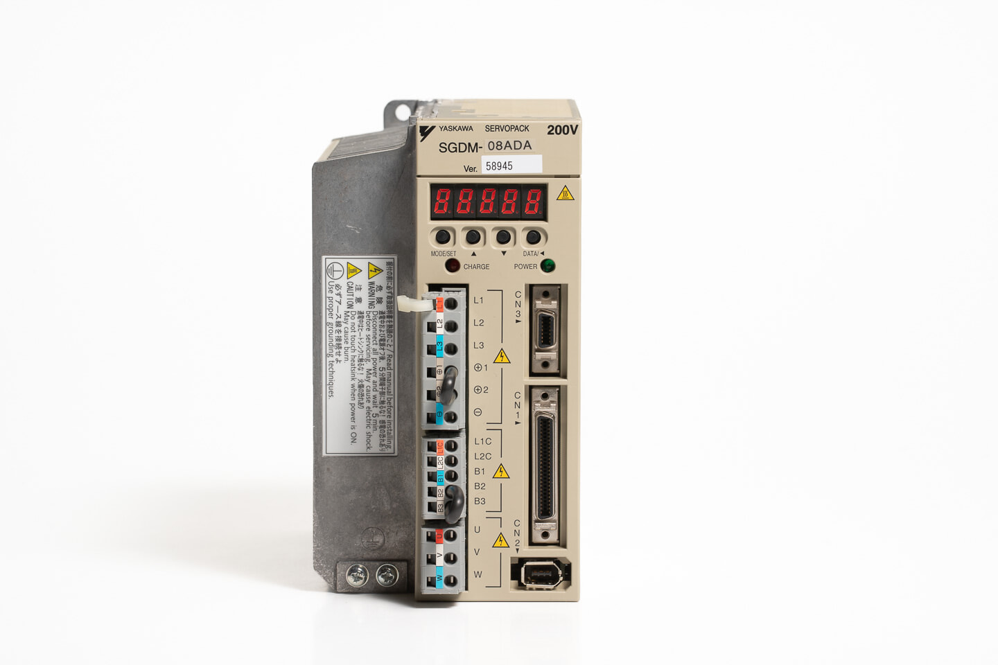 安川電機 ACサーボパック SGDM-08ADA (ソフトVer0045・ファン交換)