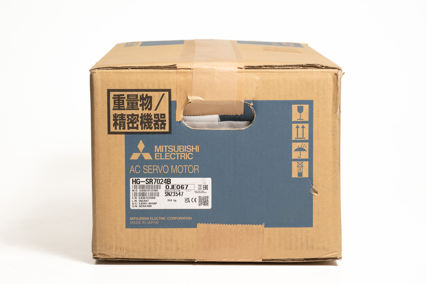 三菱 ACサーボモータ HG-SR7024B (21年製)