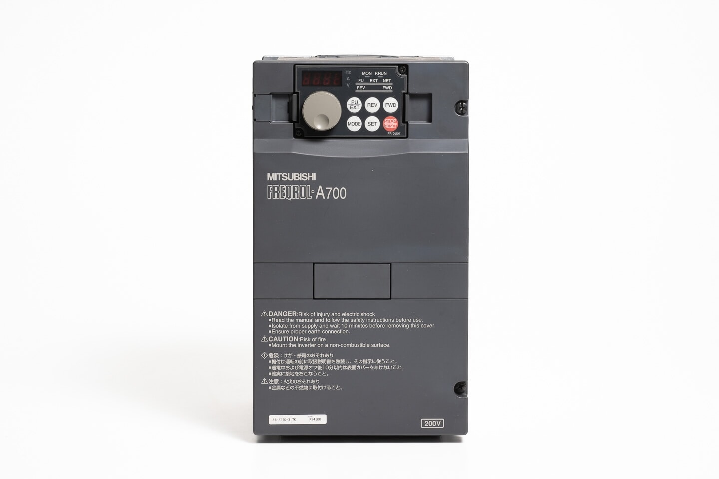 三菱 インバータ FR-A720-3.7K (通電時間2h)