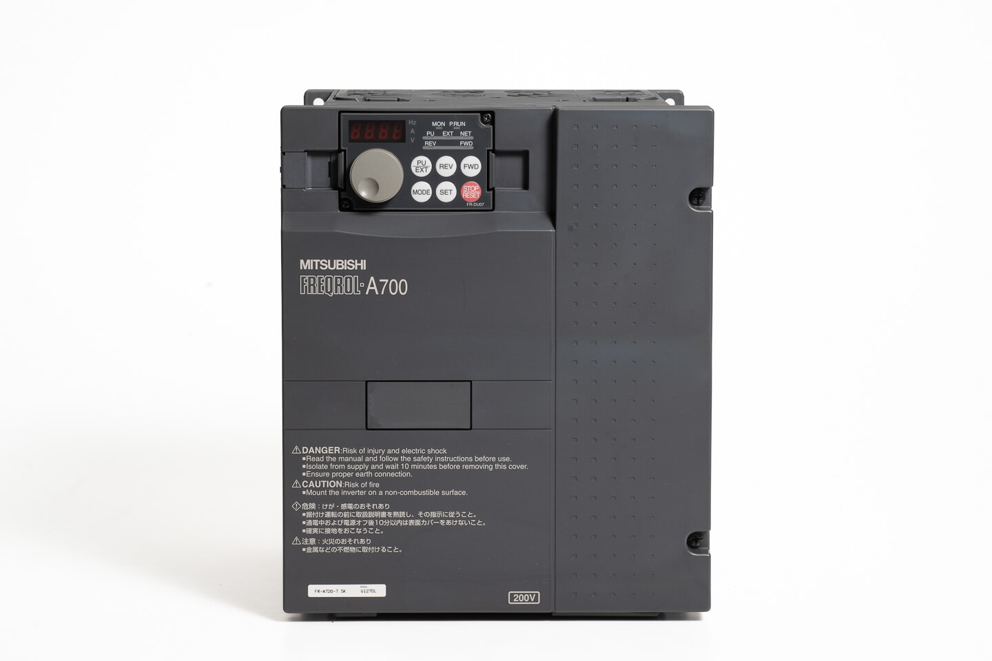 三菱 インバータ FR-A720-7.5K (通電時間1h)