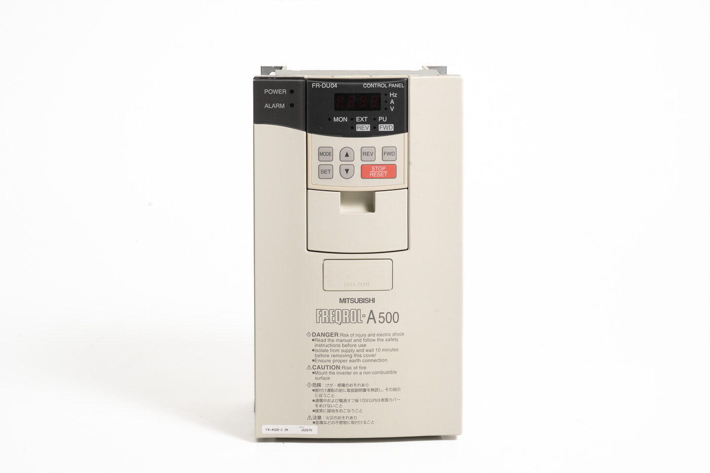 三菱 インバータ FR-A520-2.2K (通電時間100h未満)