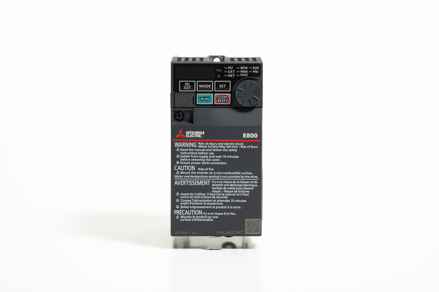 三菱 インバータ FR-E820-0.4K-1 (通電時間5h)