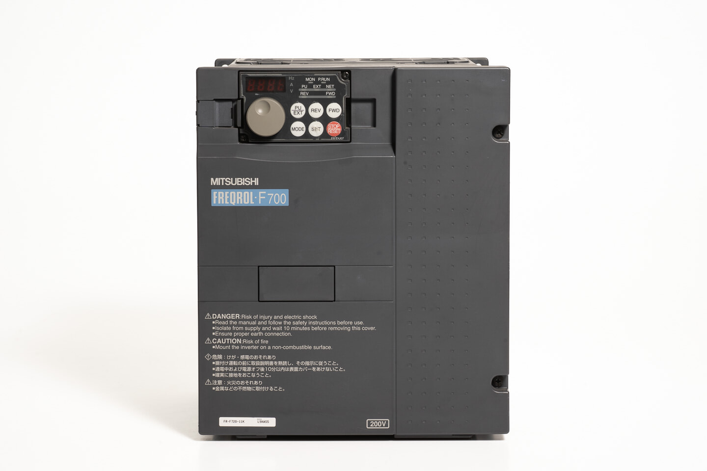 三菱 インバータ FR-F720-11K (通電時間133008h)