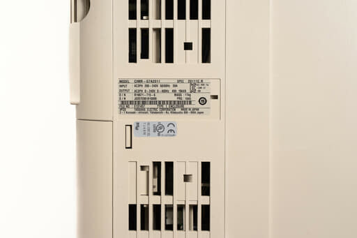 安川電機 インバータ CIMR-G7A2011 (累積稼働時間0h・ソフトVer1045