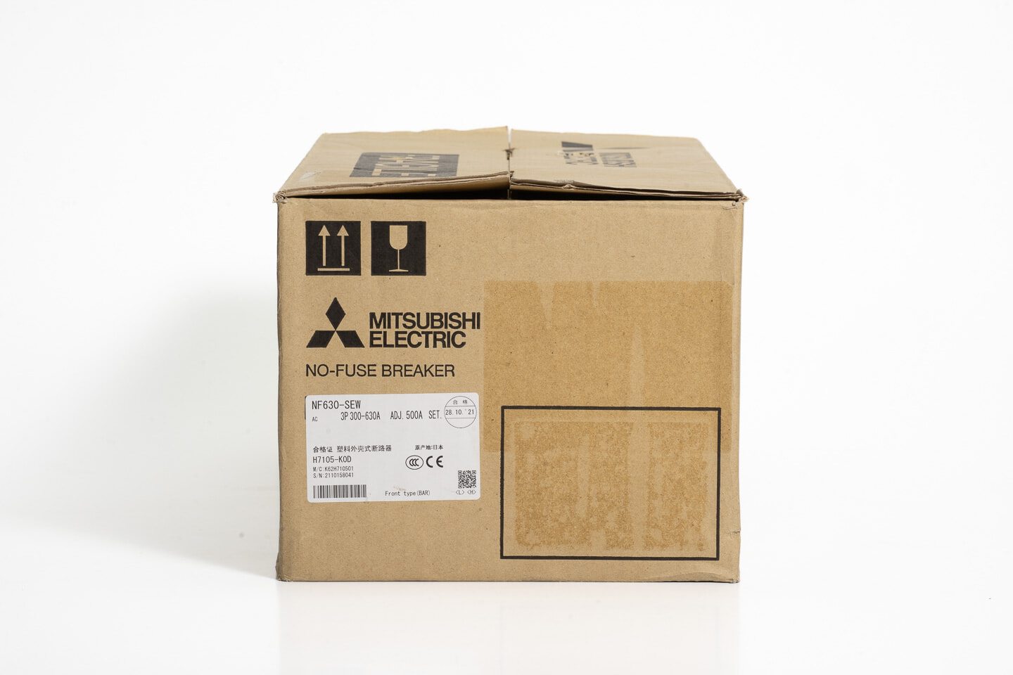 三菱 低圧遮断器 NF630-SEW 3P 300-630A (21年製)