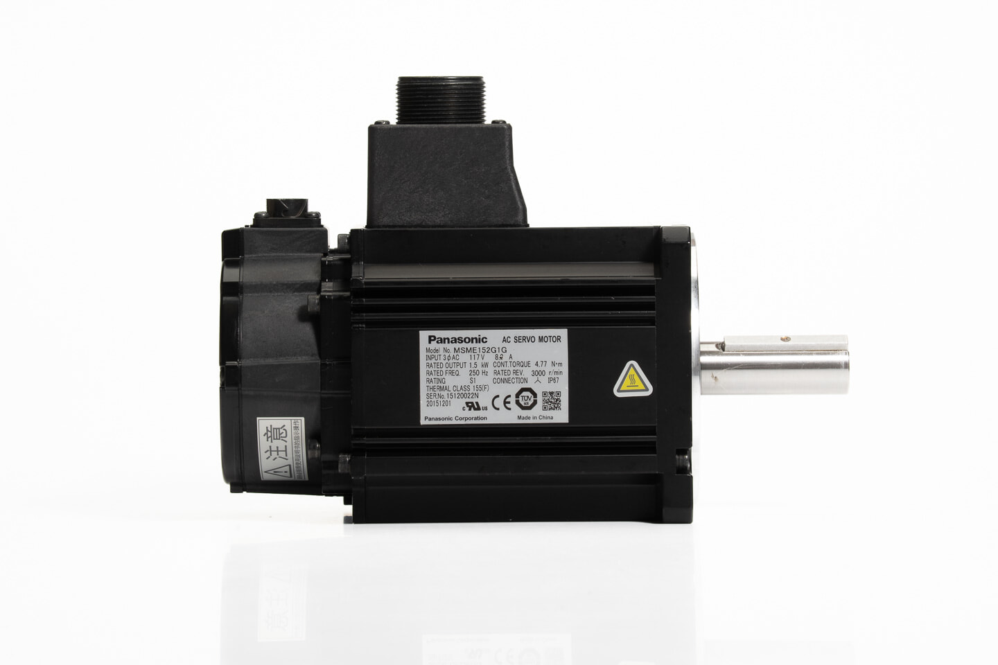 Panasonic サーボモータ MSME152G1G (15年製)