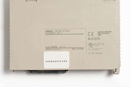 オムロン Ethernetユニット CS1W-ETN21 (13年製) | 保守部品.com