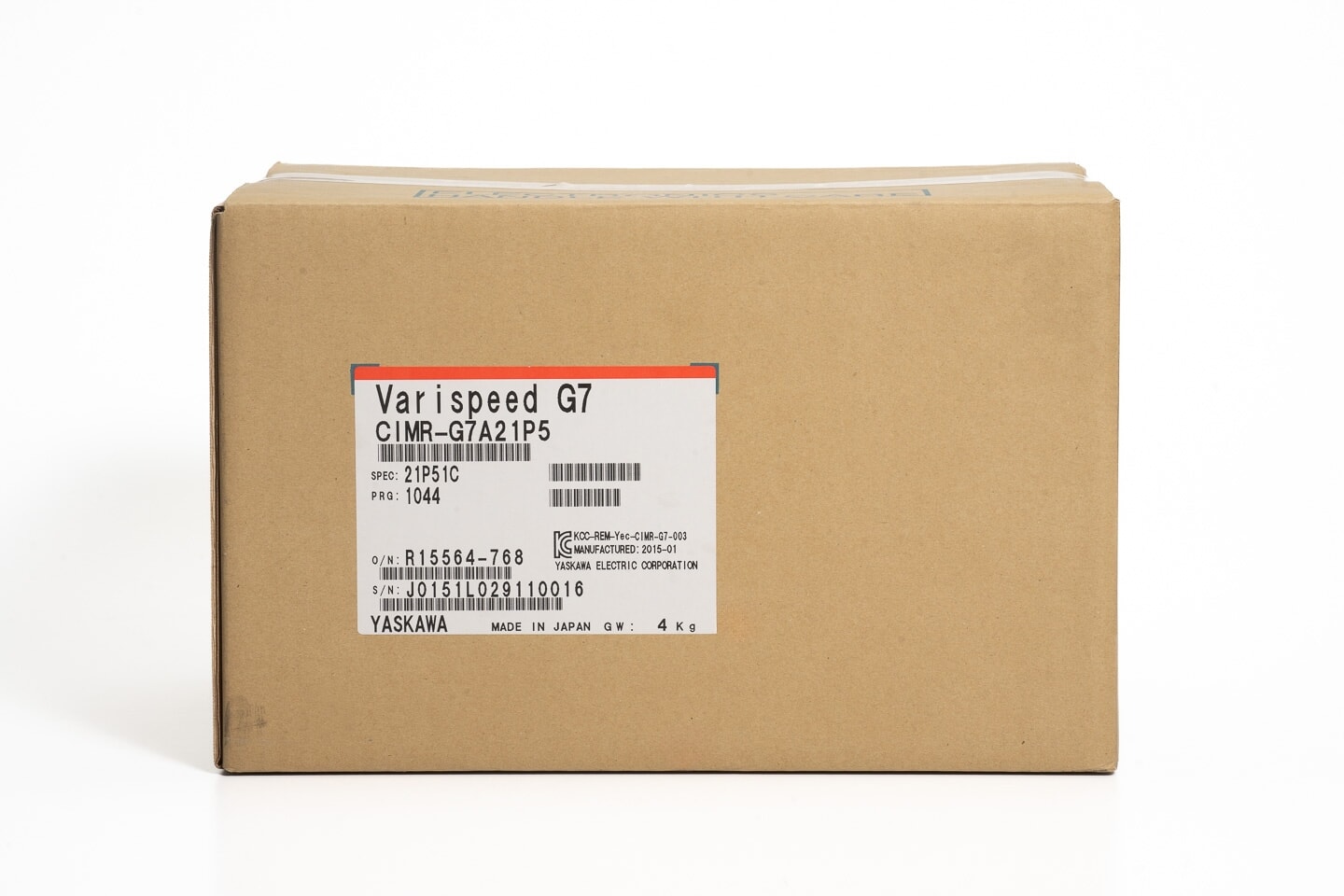 安川電機 インバータ CIMR-G7A21P5 (15年製)