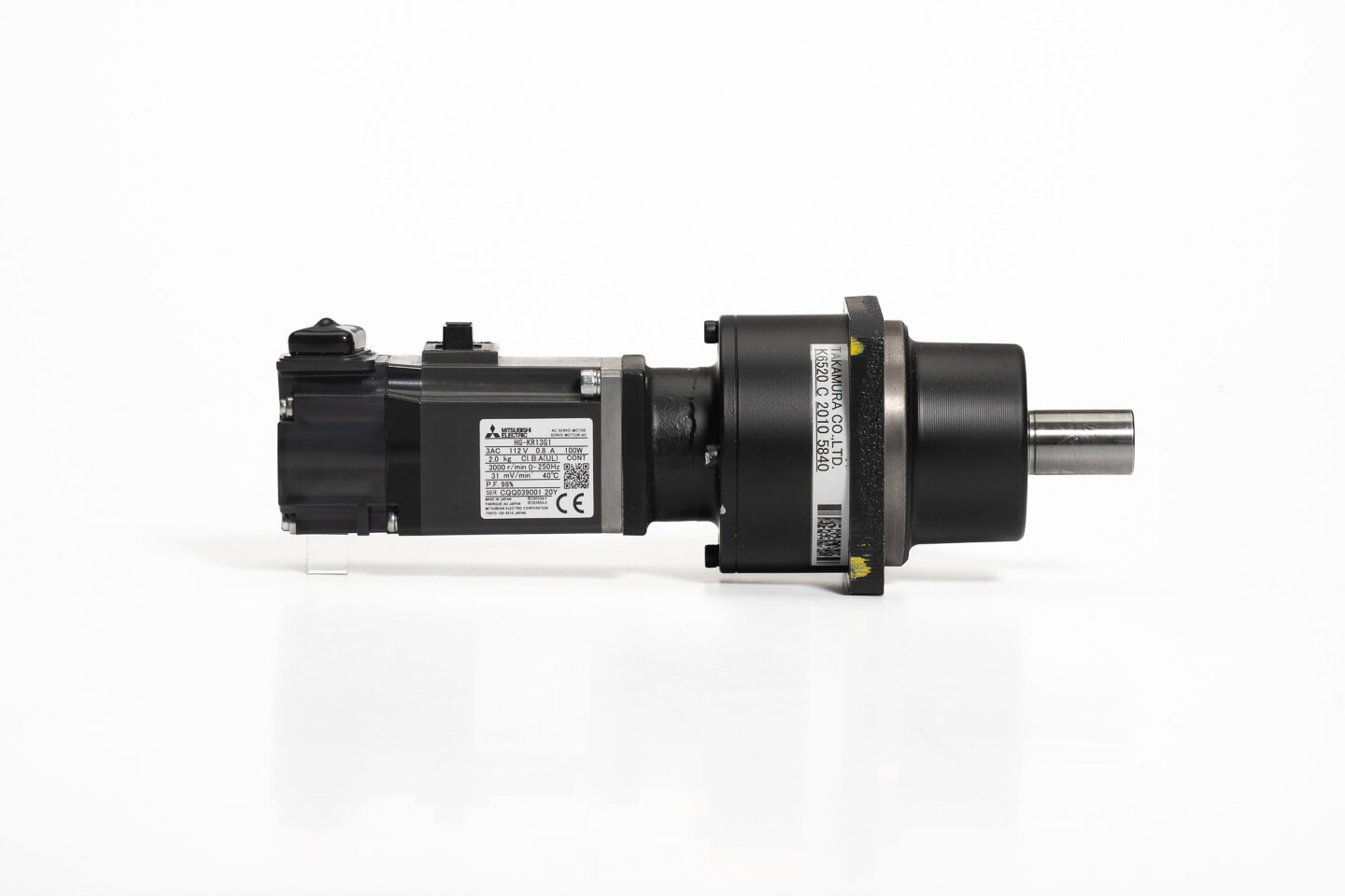 三菱 減速機付きACサーボモータ HG-KR13G1 1/20 (20年製)