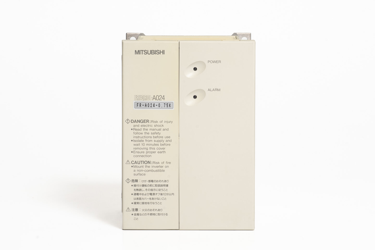 三菱 インバータ FR-A024-0.75K (01年製)