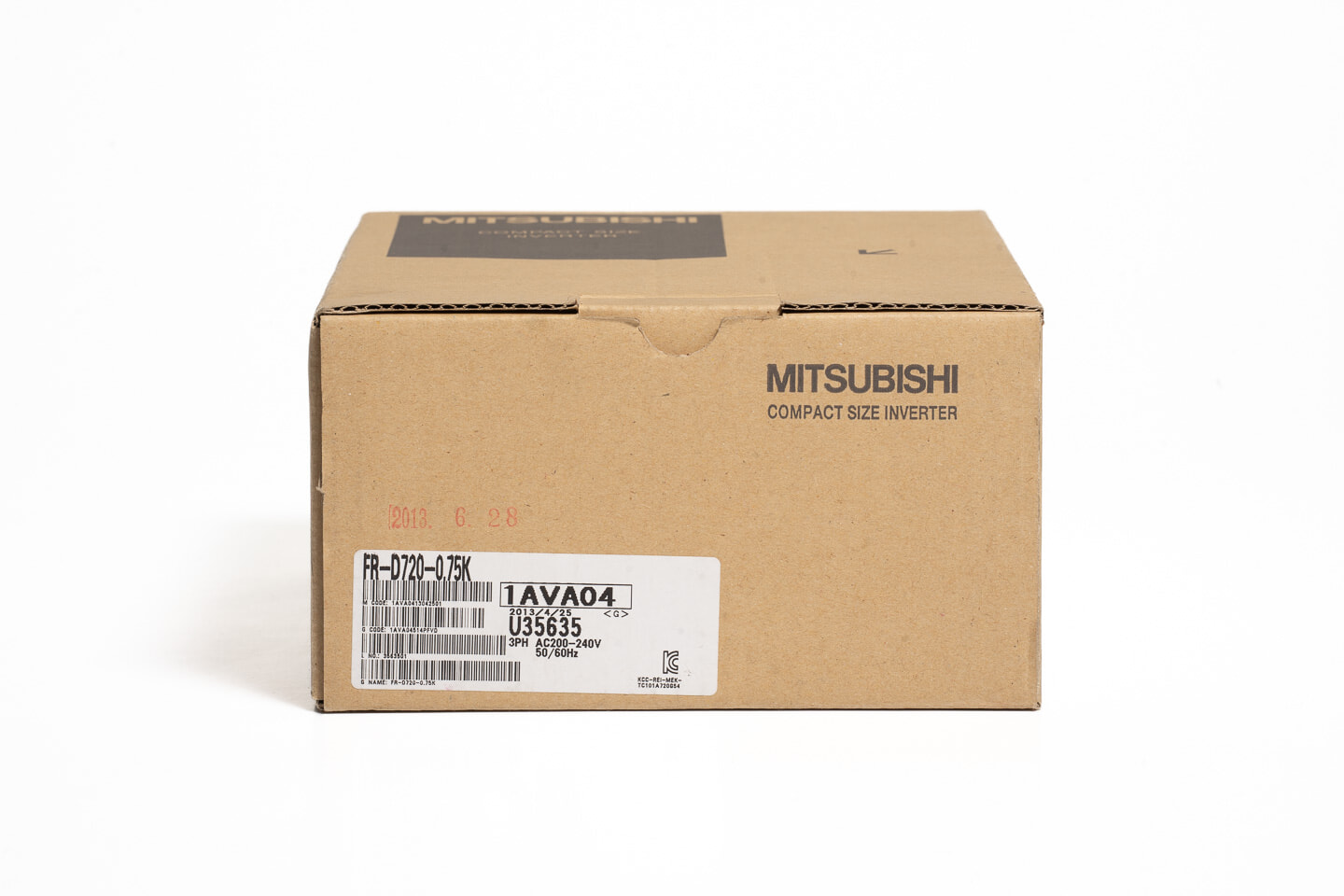 三菱 インバータ FR-D720-0.75K (13年製)