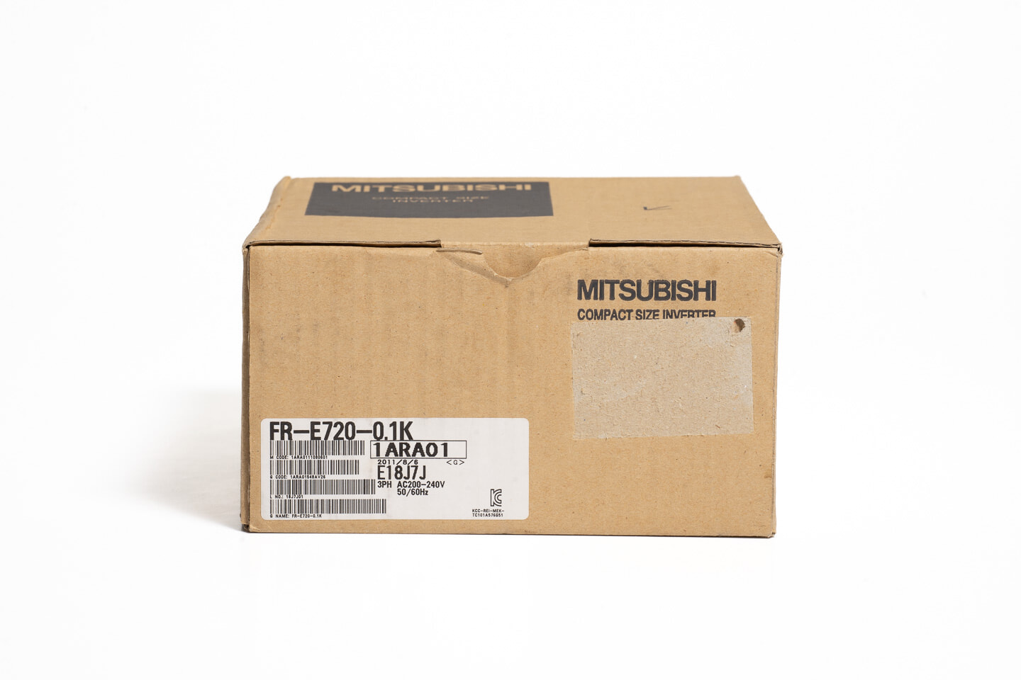 三菱 インバータ FR-E720-0.1K (11年製)