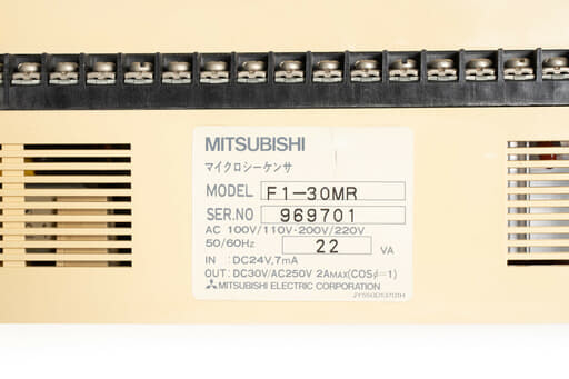 三菱電機 マイクロシーケンサー F1-30MR 保証付き　インボイス対応 三菱 基本ユニット F1-30MR (89年製) | 保守部品.com
