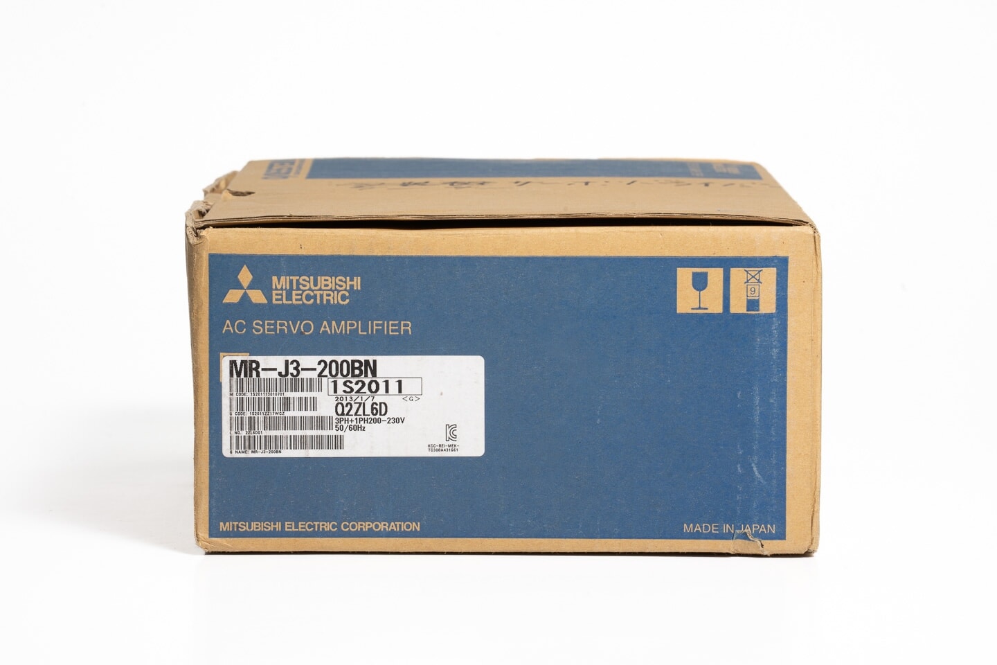 三菱 ACサーボアンプ MR-J3-200BN (13年製)