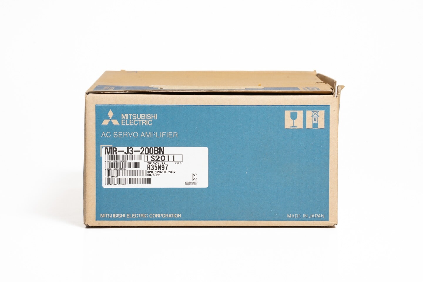 三菱 ACサーボアンプ MR-J3-200BN (13年製)