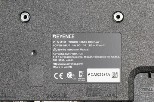 キーエンス タッチパネル VT5-X10 | 保守部品.com