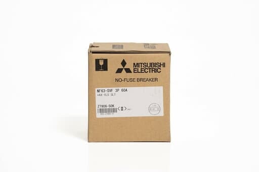 三菱 ノーヒューズ遮断器 NF63-SVF 3P 60A (23年製)