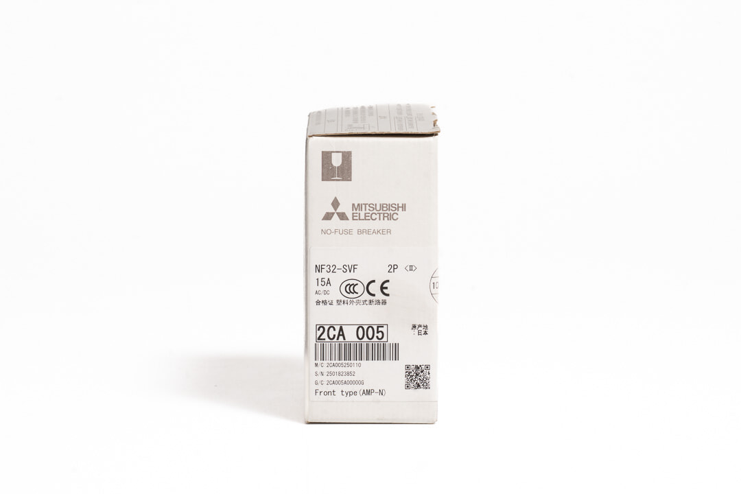 三菱 ノーヒューズ遮断器 NF32-SVF 2P 15A (25年製)