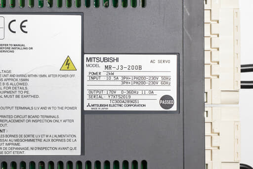 三菱 ACサーボアンプ MR-J3-200B (電源ON累積時間137451h) | 保守部品.com