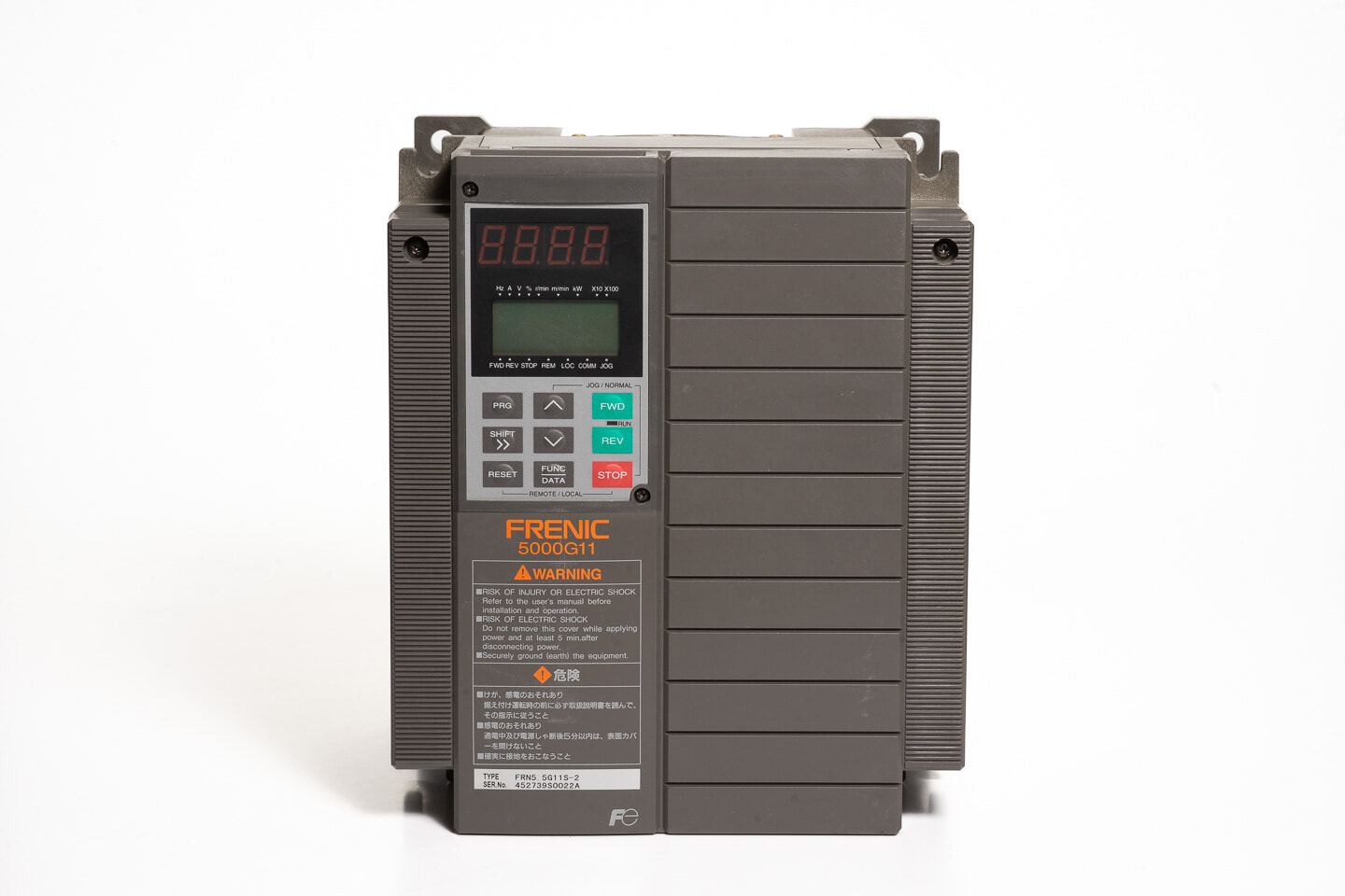 富士電機 インバータ FRN5.5G11S-2 (累計稼働時間34945h)
