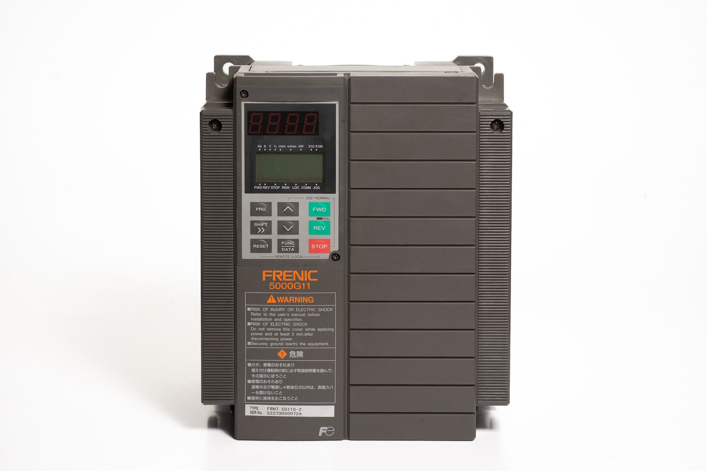 富士電機 インバータ FRN7.5G11S-2 (累計稼働時間67357h)