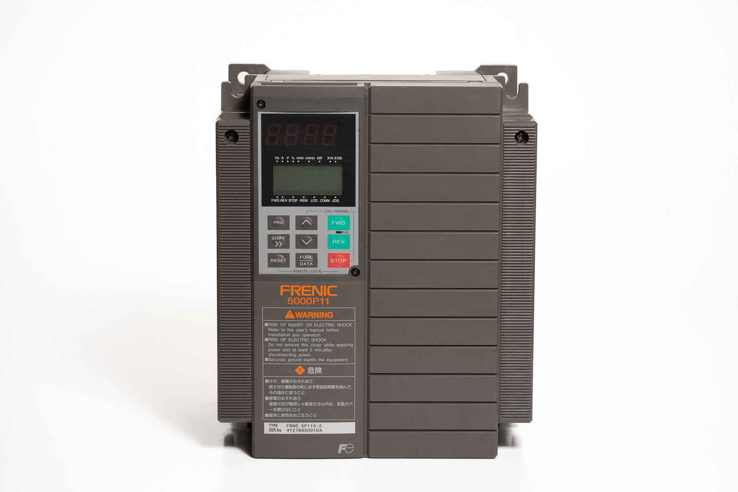 富士電機 インバータ FRN5.5P11S-2 (累計稼働時間34719h)