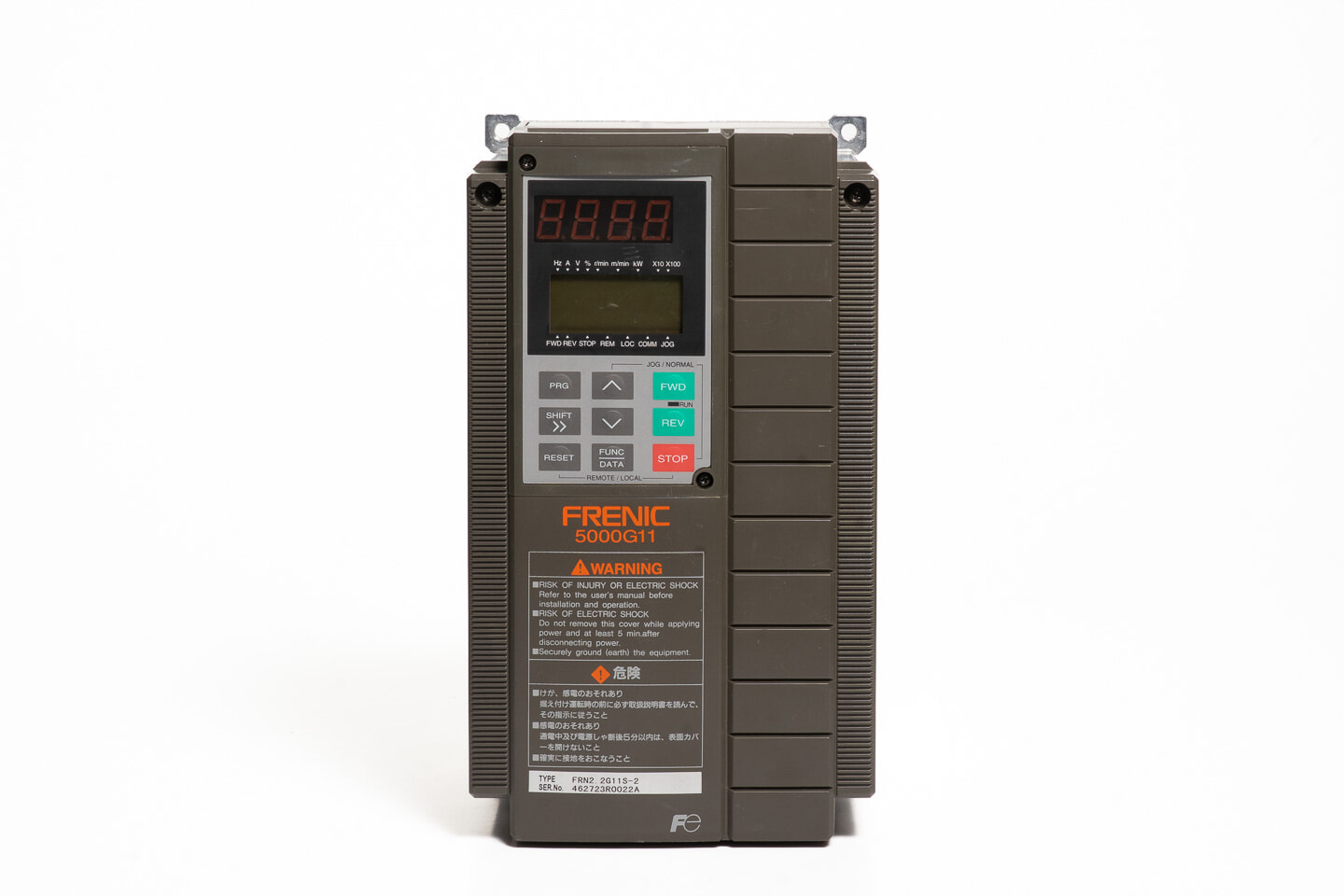 富士電機 インバータ FRN2.2G11S-2 (累計稼働時間119668h)
