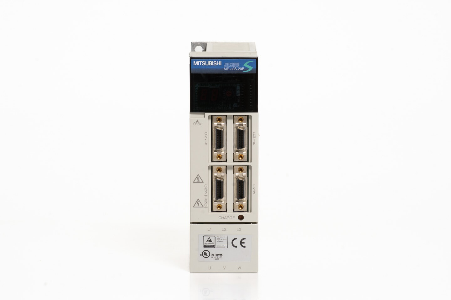 三菱 ACサーボアンプ MR-J2S-20B (電源ON累積時間18218h)