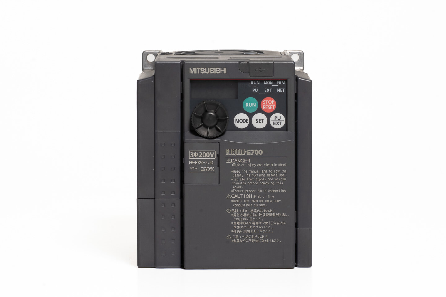 三菱 インバータ FR-E720-2.2K (通電時間1h未満)