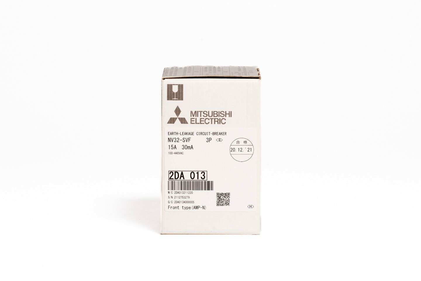 三菱 漏電遮断器 NV32-SVF 3P 15A 100-440V 30MA (21年製)