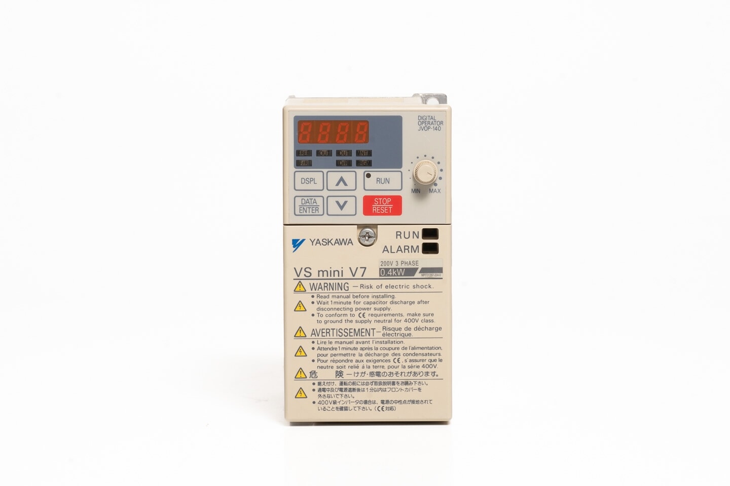 安川電機 インバータ CIMR-V7AA20P4 (ソフトVer0032)