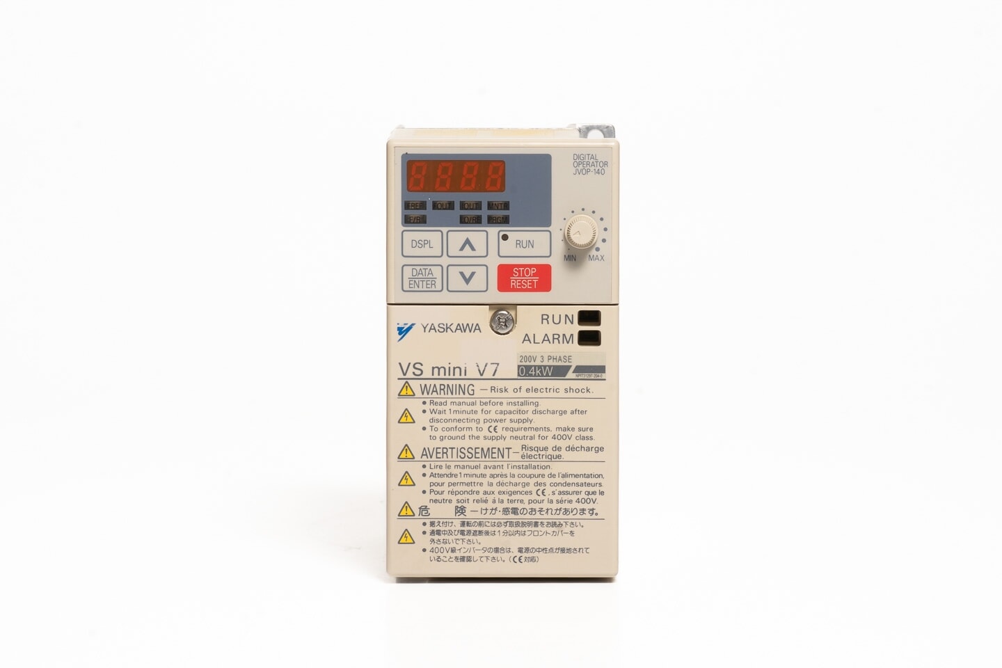 安川電機 インバータ CIMR-V7AA20P4 (ソフトVer0032)