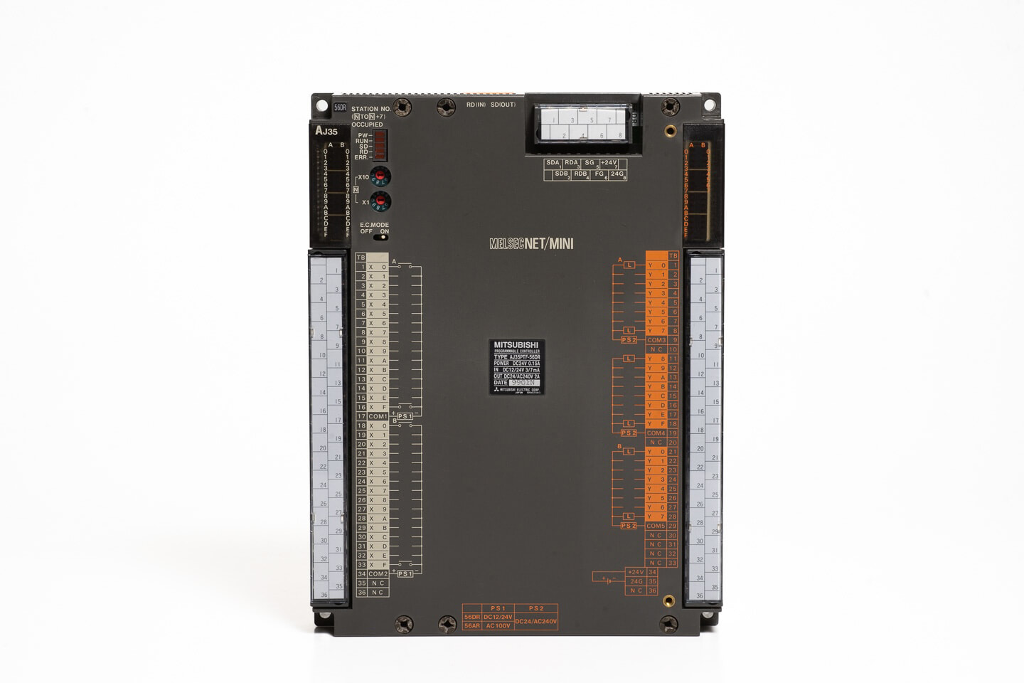 三菱 MELSECNET/MINI-S3入出力ユニット AJ35PTF-56DR (99年製)
