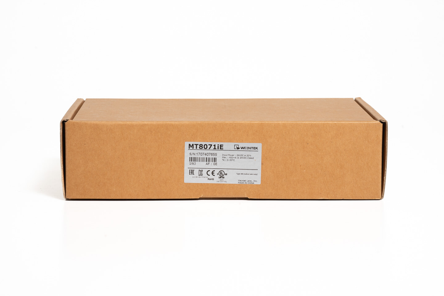 WEINTEK プログラマブル表示器 MT8071iE (17年製)