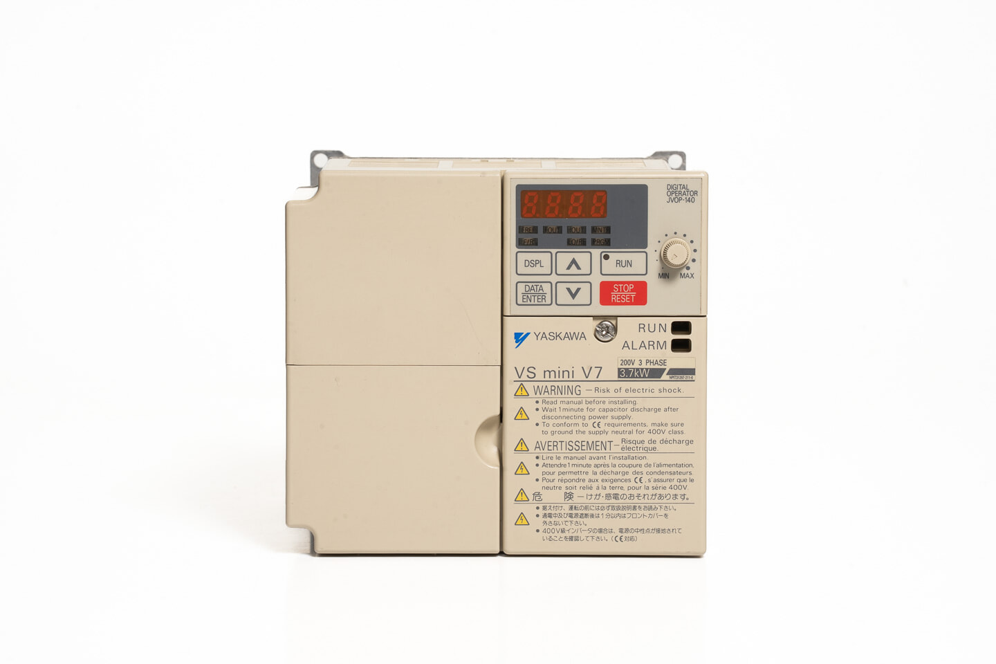 安川電機 インバータ CIMR-V7AA23P7 (ソフトVer0024)