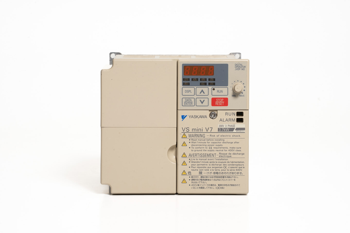 安川電機 インバータ CIMR-V7AA23P7 (ソフトVer0028)