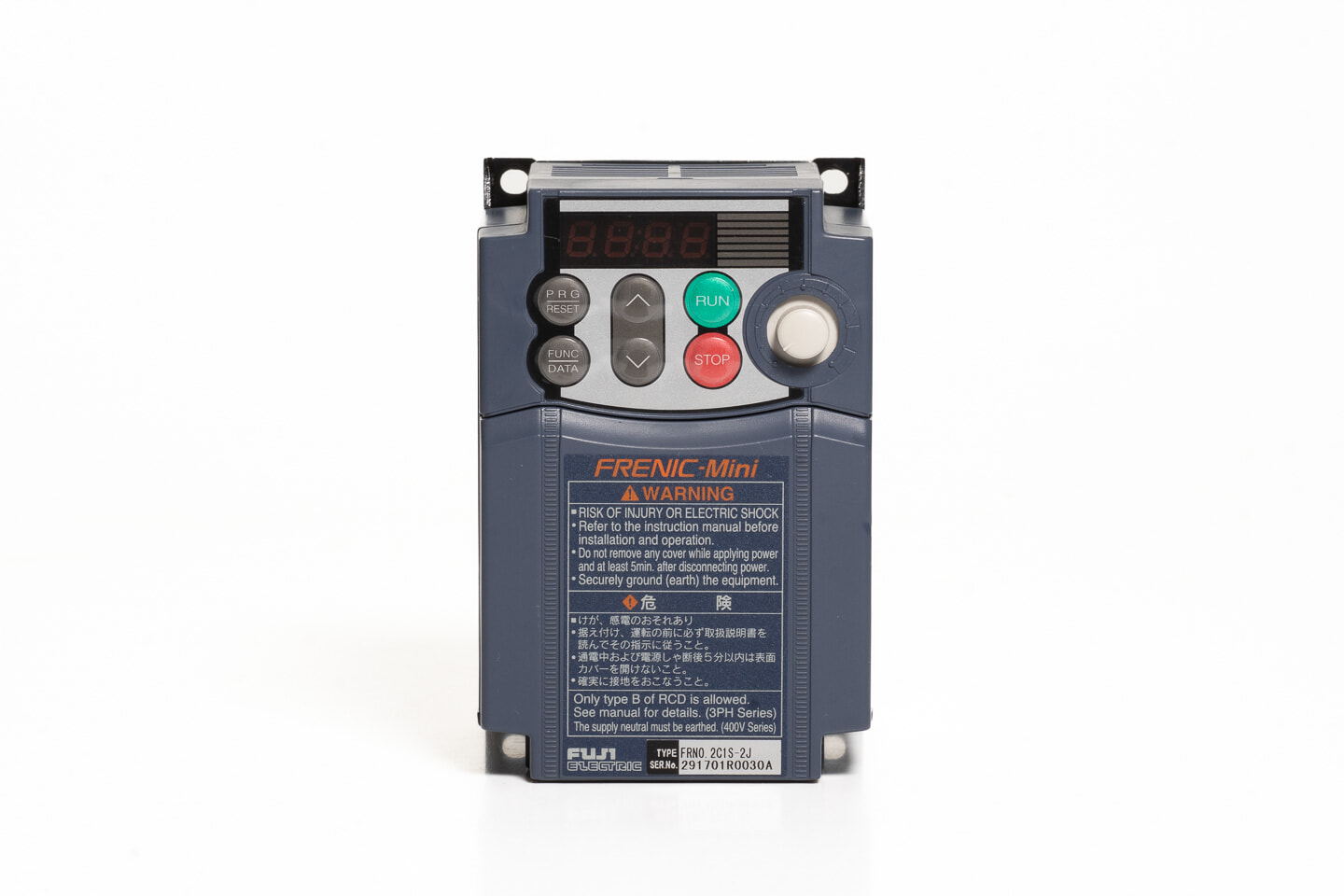富士電機 インバータ FRN0.2C1S-2J (累積運転時間10h未満)