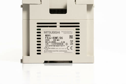 三菱 基本ユニット FX3U-80MT/DS (13～14年製・FX3U-232-BD付き