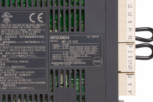 三菱 ACサーボアンプ MR-J3-40A (電源ON累積時間58502h) | 保守部品.com