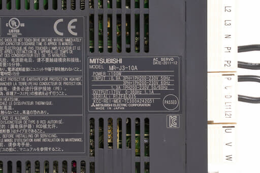 三菱 ACサーボアンプ MR-J3-10A (電源ON累積時間58503h) | 保守部品.com