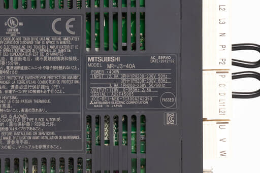 三菱 ACサーボアンプ MR-J3-40A (電源ON累積時間1095h) | 保守部品.com