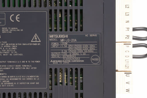 三菱 ACサーボアンプ MR-J3-20A (電源ON累積時間87137h) | 保守部品.com