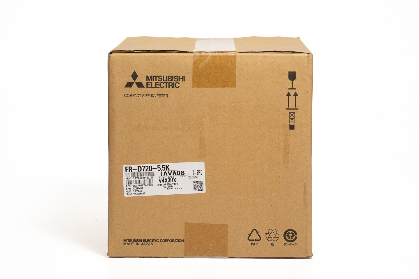 三菱 インバータ FR-D720-5.5K (24年製)