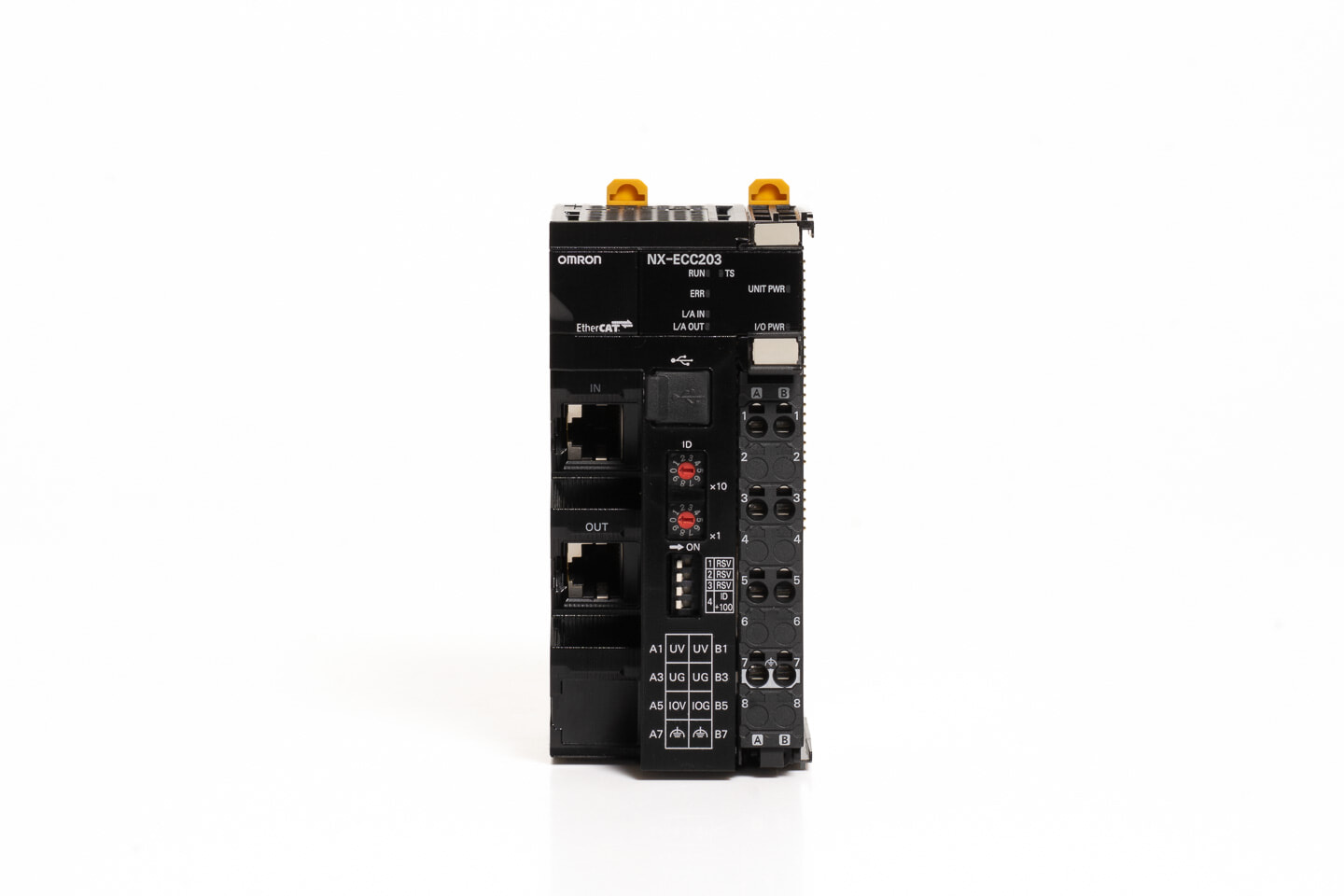 オムロン EtherCATカプラユニット NX-ECC203 (23年製)
