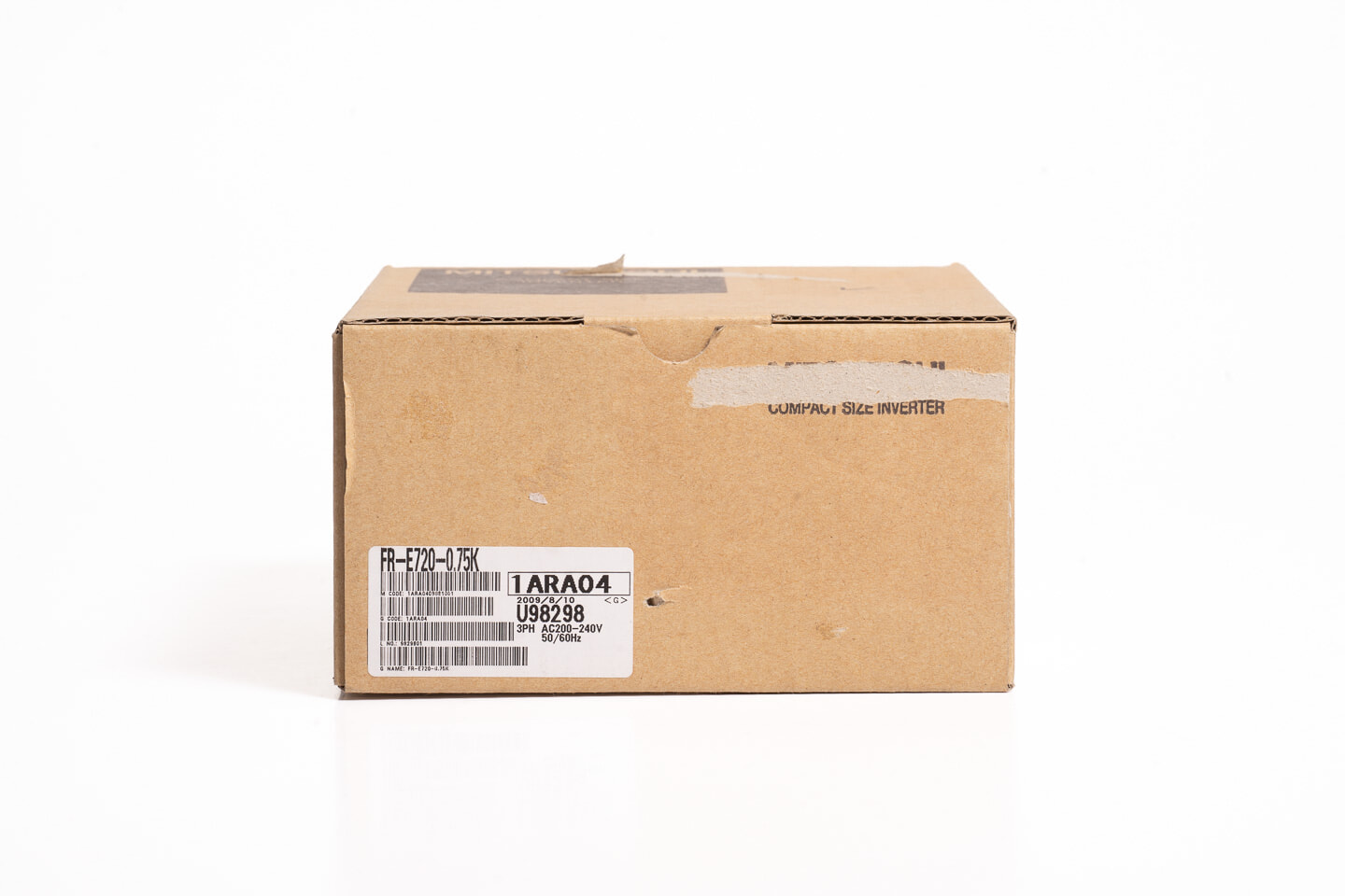 三菱 インバータ FR-E720-0.75K (09年製)