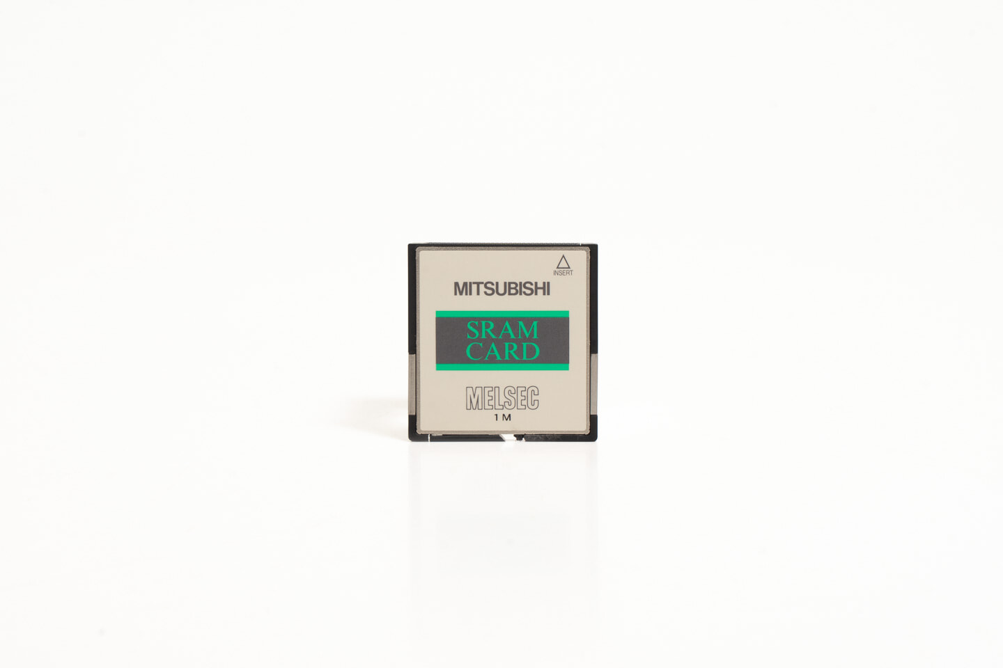 三菱 SRAMカード Q2MEM-1MBS (電池ホルダ固定スイッチ破損)