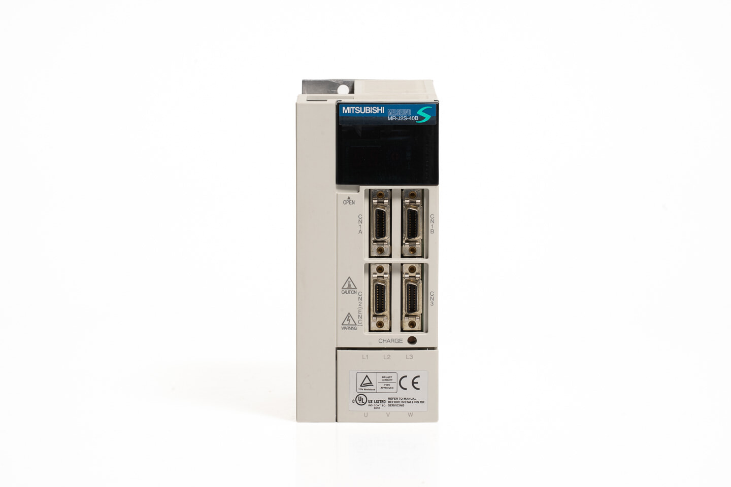 三菱 ACサーボアンプ MR-J2S-40B (電源ON累積時間62911h)